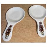 Handcrafted Vintage Style Ceramic Pansy Kitchen & Decor Set