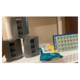 Medicine Cabinet & Supplement Assortment + Pill Organizers