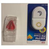 Medicine Cabinet & Supplement Assortment + Pill Organizers