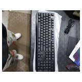 KLIM Chroma Wireless Keyboard RGB Backlit Gaming, Rechargeable Battery, PC Keyboard, Durable & Water-Resistant, Compatible with PS4, PS5 & Mac - Black