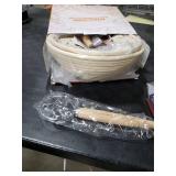 Bread Proofing Basket, Kikcoin Banneton Bread Proofing Basket Set of 2, 9 Inch & 10 Inch Round Sourdough Proofing Basket with Linen Liner, Bread Lame, Dough Whisk