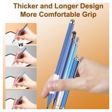 Bopomofo Stylus Pen for Touchscreen,5 PCS 2-in-1 Magnetic Stylus Pen High Sensitivity & Precision Stylus,Extended Pen Body Design,Compatible with Touch Screens(9 Tips + 3 Magnetic Sheets)