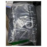 NICETOWN Black Out Cafe Curtains 48 inch Long 2 Panels Burg - Solid Thermal Insulated Grommet Light Reducing Curtains & Drapes for Bathroom/Nursery (W37 x L48, 2 Panels)