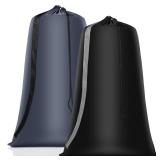 Heavy Duty Laundry Bag 2 Pack XL Nylon Laundry Bags with Straps, Washable Large Dirty Clothes Organizer with Drawstring Closure, Travel Washing Bag Fit a Laundry Hamper or Basket