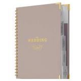 Your Perfect Day Wedding Planner Book and Organizer - Wedding Planner Book - Bridal Planning Binder with Countdown Calendar - Bride Gifts - (Meadow Gold)