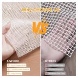 TJWODO 9X12 FT Non-Slip Rug Pad Gripper for Hardwood Floors, Tile, & Carpet Anti-Slip Rug Pads to Keep Area Rugs Secure and in Place, Protects Floors, Prevents Slipping and Sliding