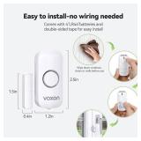 Door Alarms for Kids Safety, VOXON Window Alarm Door Alarm for Home Security Personal Security Window Alarms Sensor Burglar Door Alarm for Pool, Cars, Sheds, Caravans DIY Kit Pack of 2