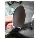 Honoson Mini Craft Iron Mini Heat Press Small Iron 3.93 x 2.36 x 2.76 in Portable Handy Tiny Flatiron with Charging Base Accessory for Fuse Bead Patch DIY Heat Transfer Vinyl(Light Blue)