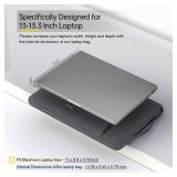 13.3 Inch Laptop Sleeve for HP ProBook 13.3/EliteBook 830, Dell Latitude 5300, ASUS Acer Lenovo 13 inch Notebook Computer Case Bag, Space Grey