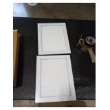 [2-Pack] Kids Art Frames, 8.5x11 Front Opening Kids Artwork Frames Changeable, White Artwork Display Storage Frame for Wall, Holds 50 Pcs, for 3D Picture, Crafts, Hanging Art, Portfolio