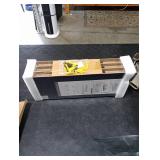 BAYKA Floating Shelves for Wall, Wall Mounted Rustic Wood Shelves for Bathroom, Bedroom, Living Room, Kitchen, Hanging Shelf for Books/Storage/Room Decor with 22lbs Capacity (Black, Set of 3, 15.7in)