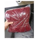 Turquoize 2 Piece Chair Covers Chair Slipcovers For Living Room Armchair Sofa Covers Chair Couch Cover with Arms Washable Furniture Protector for Chairs Feature Thick Jacquard Fabric (Chair, Burgundy)