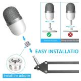 Seiren Mini Boom Arm Mic Stand with Pop Filter, Adjustable Suspension Boom Scissor Arm Stand with Pop Filter for Razer Seiren Mini USB Streaming Microphone by SUNMON