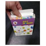 Dardugo Dot Markers, 6 Colors Bingo Daubers, Washable,Non-Toxic, Acid-Free,Comfortable for Toddlers 1 2 3 4 5 Years, Ideal for Art and Crafts