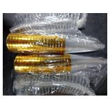 SUREHOME Gold Champagne Flutes Plastic Champagne Glasses Disposable 40 Pack Gold Rim Unbreakable & Crystal Stemware Wedding Toasting Wine Mimosa Glasses Cups Bulk for Birthday Party Supplies 2025