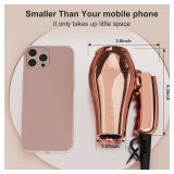 LURA Mini Portable Travel Hair Dryer:Dual Voltage Small Lightweight Blow Dryer with EU Plug,1200W Compact Hairdryer with Folding Handle,with Concentrator&Diffuser Attachment,for Women and Men