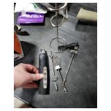 YUSWKO Black Handheld Milk Frother Wand with Stand for Coffee, Rechargeable Electric Whisk with 3 Heads 3 Speeds Drink Mixer Coffee Frother For Latte, Cappuccino, Hot Chocolate, Egg