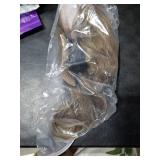 Belaved Wigs Human Hair 13x4 Straight Lace Front 16 Inch Highlights Chocolate Brown Mixed Ash Blonde HD Lace Frontal Wig Human Hair Glueless Pre Plucked Bleached Knots