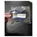 POWERTEC 70337-P2 2-1/2 Dust Control Flex Cuff w/Adjustable Key Hose Clamps, Hose Connector Rubber Cuff Coupler for Woodworking Dust Collection Fittings, Dust Collector Accessories & Machinery, 2 PK