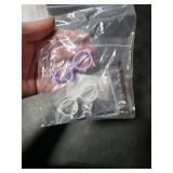 BOXOB 4pcs Doll Glasses, 4 Colors Plastic Doll Dress up Eyeglasses Toy Glasses Costume Accessories Compatible with 5.12 Inch Figures (White, Black, Tortoiseshell, Purple)