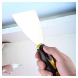 Smafixt Putty Knife Scraper Set, 2 4 Spackle Knife 2Pack, Stainless Steel Paint Scraper for Drywall Repairing and Clearing, Wallpaper Removal, Putty Applying, Plaster Scraping