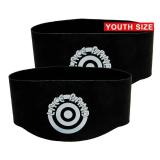 Unique Sports Youth Lace Bands Soccer Cleat Lace Cover and Lace Protector, Black, Youth