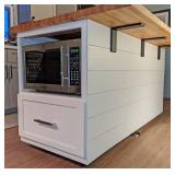 Countertop Support Bracket 2 Pack 16 inch Heavy Duty 3/8 Thick Black Granite Countertop Bracket 16x6x2.5 Shelf L Bracket Mantel Corbels for Quartz/Granite/Wood/Concrete/Laminate Countertops