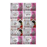 IS4A 10 Pack Bindi for Women, Bindi Jewelry Forehead, Indian Bindi, Bindi Face Jewels Multicolored Face Bindi Stickers