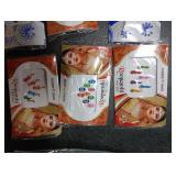 IS4A 10 Pack Bindi for Women, Bindi Jewelry Forehead, Indian Bindi, Bindi Face Jewels Multicolored Face Bindi Stickers