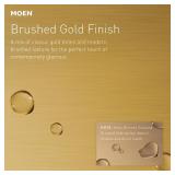 Moen Brushed Gold 6-Inch Shower Arm Shower Arm With 1/2-Inch IPS Connections, 10154BG