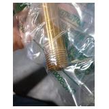 Moen Brushed Gold 6-Inch Shower Arm Shower Arm With 1/2-Inch IPS Connections, 10154BG