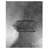 Corner Brace, L Bracket, Corner Bracket,Stainless Steel Brackets,Small Angle Brackets, Metal Iron Braces for Wood (Black_1x1x0.6inch_20pcs)