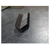 Corner Brace, L Bracket, Corner Bracket,Stainless Steel Brackets,Small Angle Brackets, Metal Iron Braces for Wood (Black_1x1x0.6inch_20pcs)