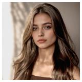 NICENEEDED Side Bangs Clip in Bangs, 1Pcs French Bangs, Hair Clip in Bangs Fringe Swept Natural Look Hair Piece Human Hair Extensions for Women Daily Wear Deep Brown Halloween