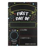 First Day Last Day of School Chalkboard Double Sided Sign - 12 x 7.9