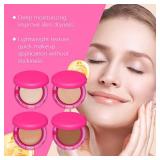 Peptide Bouncees Foundation for Mature Skin, Balm Foundation,Hydrating Age-Defying Makeup, All Skin Types (Natural, #)