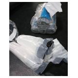 120 Counts 1.6 Gallon Mini Drawstring Trash Bags, Small Garbage Bags by KSSKSS, Code a fit 4.5-8 Liter, 1.2-2 Gal, White Trash Bin Liners for Home Office Kitchen Bathroom Bedroom