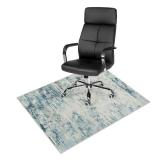 Anidaroel 36x48 Abstract Office Chair Mat for Hardwood Floor, Anti-Slip Desk Chair Mat for Hard Floors, Under Desk Rug for Rolling Chair, Computer Chair Mat, Large Floor Protector Rug