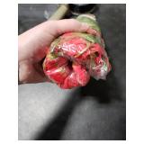 Fake Hibiscus Artificial Flowers for Outdoors Spring Summer Decoration, 6 Bundles Silk Red Hibiscus Flowers Bouquet UV Resistant Look Real Faux Plants for Outside Planter Front Door Porch Balcony Yard