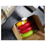 SOOPLEU Avocado Saver and Tomato Holder - Set of 4 Reusable Storage Containers for Fridge - Ideal for Garlic, Onions, Lemons, and Potatoes