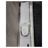 LeadsaiL White Wireless Keyboard and Mouse Combo, Full-Sized Ergonomic Computer Keyboard, 2.4GHz USB Cordless Keyboard Silent Mouse Set, 12 FN Shortcuts for Windows MacOS Laptop Computer