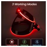 PceoTllar Light Up Dog Harness, LED No Pull Reflective Dog Harness, Flashing Lighted for Night Walking - Small/Medium, (Black Red,xs)