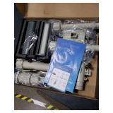 Solar Pool Fountain with 8-Color 6-Mode RGBIC LED Lights, Above/Inground Solar Lights with Remote, 360°Adjustable Dual Spray Waterfall Sprinkler Fountain for Relaxation & Cooling 10-20°F