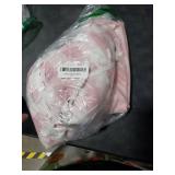 JIALE Gingham Tablecloth Rectangle Cotton Linen Fabric Checkered Table Cloth with Tassel Washable Wrinkle Free Buffalo Plaid Table Cover for Birthday Party Picnic Outdoor Kitchen Dining, Pink, 55x75