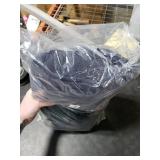 CASA COPENHAGEN Popcorn Textured 6 Pieces Towel Set- Navy Blue, 550 GSM 2 Bath Towel 2 Hand Towel 2 Washcloth, Rough & Tough Use Cotton Towels Gift Set for Bathroom