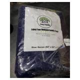 Cosy Family Mattress Bags for Moving with 8 Handles - 170GSM Extra-Thick Mattress Bag for Moving Supplies - Reusable Mattress Cover Protector Storage with Zipper - Queen Size - Blue