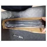 CorkLatta Black Shower Curtain Rod 31 to 80 Inch,1 Inch Diameter Adjustable Spring Tension Stainless Steel Telescoping Rod,Easy Install,No Rust