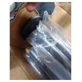 CorkLatta Black Shower Curtain Rod 31 to 80 Inch,1 Inch Diameter Adjustable Spring Tension Stainless Steel Telescoping Rod,Easy Install,No Rust