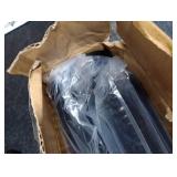 CorkLatta Black Shower Curtain Rod 31 to 80 Inch,1 Inch Diameter Adjustable Spring Tension Stainless Steel Telescoping Rod,Easy Install,No Rust