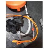 Drain Snake Auger 33 Feet, Plumbing Snake Drain Hair Clog Removal Tool, Heavy Duty Toilet Snake Auger, Sink Unclogger Drain Cleaner Tool for Bathroom Kitchen Tub Shower Drain Clog Remover with Gloves